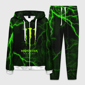 Мужской костюм 3D с принтом MONSTER ENERGY в городе Новоалтайск, 100% полиэстер | Манжеты и пояс оформлены тканевой резинкой, двухслойный капюшон со шнурком для регулировки, карманы спереди | Тематика изображения на принте: amg | auto | bmw | honda | jdm | mercedes | nissan | porsche | racing | sport | subar | toyota | автомобил | автомобильные | киа | лексус | марка | машины | митсубиси | ниссан | порше | спорт | субару | тесла | тойота | хонда