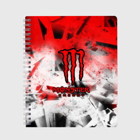 Тетрадь с принтом MONSTER ENERGY в городе Новоалтайск, 100% бумага | 48 листов, плотность листов — 60 г/м2, плотность картонной обложки — 250 г/м2. Листы скреплены сбоку удобной пружинной спиралью. Уголки страниц и обложки скругленные. Цвет линий — светло-серый
 | amg | auto | bmw | honda | jdm | mercedes | nissan | porsche | racing | sport | subar | toyota | автомобил | автомобильные | киа | лексус | марка | машины | митсубиси | ниссан | порше | спорт | субару | тесла | тойота | хонда