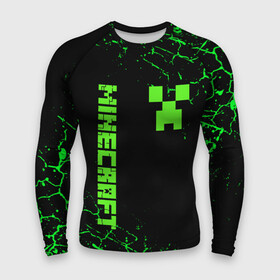 Мужской рашгард 3D с принтом MINECRAFT CREEPER в городе Новоалтайск,  |  | block | creeper | cube | minecraft | pixel | блок | геометрия | крафт | крипер | кубики | майнкрафт | пиксели