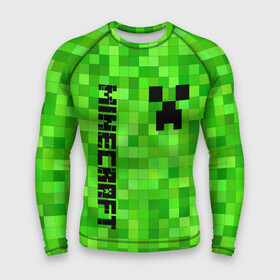 Мужской рашгард 3D с принтом MINECRAFT CREEPER в городе Новоалтайск,  |  | block | creeper | cube | minecraft | pixel | блок | геометрия | крафт | крипер | кубики | майнкрафт | пиксели