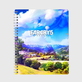 Тетрадь с принтом FARCRY 5 в городе Новоалтайск, 100% бумага | 48 листов, плотность листов — 60 г/м2, плотность картонной обложки — 250 г/м2. Листы скреплены сбоку удобной пружинной спиралью. Уголки страниц и обложки скругленные. Цвет линий — светло-серый
 | far cry | farcry | game | ubisof | выживание | джунгли | игры | остров | фар край