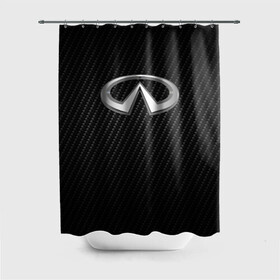 Штора 3D для ванной с принтом Infinity Carbone | Инфинити Карбон (Z) в городе Новоалтайск, 100% полиэстер | плотность материала — 100 г/м2. Стандартный размер — 146 см х 180 см. По верхнему краю — пластиковые люверсы для креплений. В комплекте 10 пластиковых колец | auto | g35 | g37 | infinity | m56 | qx56 | qx80 | авто | автомобиль | ам | инфинити | машина | машины | нисан | ниссан | спорт | финик