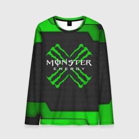 Мужской лонгслив 3D с принтом MONSTER ENERGY (Z) в городе Новоалтайск, 100% полиэстер | длинные рукава, круглый вырез горловины, полуприлегающий силуэт | Тематика изображения на принте: black monster | bmx | claw | cybersport | energy | monster | monster energy | moto | motocross | race | sport | киберспорт | когти | монстер энерджи | монстр | мото | мотокросс | ралли | скейтбординг | спорт | энергия