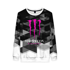 Женский свитшот 3D с принтом MONSTER ENERGY (Z) в городе Новоалтайск, 100% полиэстер с мягким внутренним слоем | круглый вырез горловины, мягкая резинка на манжетах и поясе, свободная посадка по фигуре | black monster | bmx | claw | cybersport | energy | monster | monster energy | moto | motocross | race | sport | киберспорт | когти | монстер энерджи | монстр | мото | мотокросс | ралли | скейтбординг | спорт | энергия
