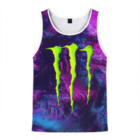 Мужская майка 3D с принтом MONSTER ENERGY (Z) в городе Новоалтайск, 100% полиэстер | круглая горловина, приталенный силуэт, длина до линии бедра. Пройма и горловина окантованы тонкой бейкой | black monster | bmx | claw | cybersport | energy | monster | monster energy | moto | motocross | race | sport | киберспорт | когти | монстер энерджи | монстр | мото | мотокросс | ралли | скейтбординг | спорт | энергия