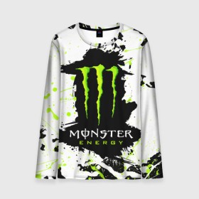 Мужской лонгслив 3D с принтом MONSTER ENERGY (Z) в городе Новоалтайск, 100% полиэстер | длинные рукава, круглый вырез горловины, полуприлегающий силуэт | Тематика изображения на принте: black monster | bmx | claw | cybersport | energy | monster | monster energy | moto | motocross | race | sport | киберспорт | когти | монстер энерджи | монстр | мото | мотокросс | ралли | скейтбординг | спорт | т | энергия