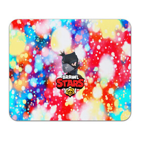 Коврик для мышки прямоугольный с принтом BRAWL STARS:CROW в городе Новоалтайск, натуральный каучук | размер 230 х 185 мм; запечатка лицевой стороны | 8 | 8 bit | bibi | brawl stars | brock | bull | crow | dinomike | el primo | leon | mobile game | mr.p | nita | poko | ricochet | stars | tara | бравл старс | ворон | леон | мобильные игры
