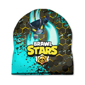 Шапка 3D с принтом BRAWL STARS MECHA CROW. в городе Новоалтайск, 100% полиэстер | универсальный размер, печать по всей поверхности изделия | 8 bit | brawl stars | crow | leon | leon shark | max | mecha | mecha crow | mr.p | sally leon | shark | sprout | tara | virus 8 bit | werewolf leon | акула | берли | бравл старс | ворон | макс | оборотень
