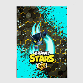 Постер с принтом BRAWL STARS MECHA CROW. в городе Новоалтайск, 100% бумага
 | бумага, плотность 150 мг. Матовая, но за счет высокого коэффициента гладкости имеет небольшой блеск и дает на свету блики, но в отличии от глянцевой бумаги не покрыта лаком | 8 bit | brawl stars | crow | leon | leon shark | max | mecha | mecha crow | mr.p | sally leon | shark | sprout | tara | virus 8 bit | werewolf leon | акула | берли | бравл старс | ворон | макс | оборотень