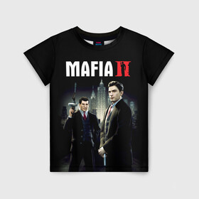 Детская футболка 3D с принтом Mafia II:Definitive Edition в городе Новоалтайск, 100% гипоаллергенный полиэфир | прямой крой, круглый вырез горловины, длина до линии бедер, чуть спущенное плечо, ткань немного тянется | definitive edition | mafia | mafia ii | вито скалетта | генри томасино | джо барбаро | игра | лео галанте | мафия | мафия 2 | томас анджело | франческа | фрэнк винчи | шутер | эдди скарпа