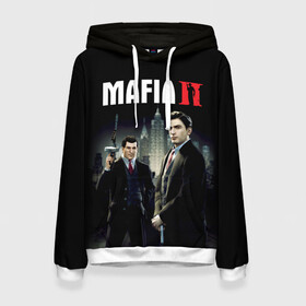 Женская толстовка 3D с принтом Mafia II:Definitive Edition в городе Новоалтайск, 100% полиэстер  | двухслойный капюшон со шнурком для регулировки, мягкие манжеты на рукавах и по низу толстовки, спереди карман-кенгуру с мягким внутренним слоем. | definitive edition | mafia | mafia ii | вито скалетта | генри томасино | джо барбаро | игра | лео галанте | мафия | мафия 2 | томас анджело | франческа | фрэнк винчи | шутер | эдди скарпа