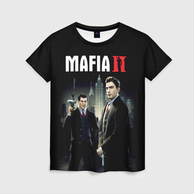 Женская футболка 3D с принтом Mafia II:Definitive Edition в городе Новоалтайск, 100% полиэфир ( синтетическое хлопкоподобное полотно) | прямой крой, круглый вырез горловины, длина до линии бедер | definitive edition | mafia | mafia ii | вито скалетта | генри томасино | джо барбаро | игра | лео галанте | мафия | мафия 2 | томас анджело | франческа | фрэнк винчи | шутер | эдди скарпа
