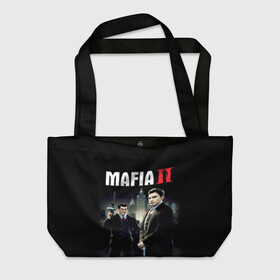 Пляжная сумка 3D с принтом Mafia II:Definitive Edition в городе Новоалтайск, 100% полиэстер | застегивается на металлическую кнопку; внутренний карман застегивается на молнию. Стенки укреплены специальным мягким материалом, чтобы защитить содержимое от несильных ударов
 | definitive edition | mafia | mafia ii | вито скалетта | генри томасино | джо барбаро | игра | лео галанте | мафия | мафия 2 | томас анджело | франческа | фрэнк винчи | шутер | эдди скарпа