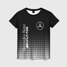 Женская футболка 3D с принтом Mercedes-Benz в городе Новоалтайск, 100% полиэфир ( синтетическое хлопкоподобное полотно) | прямой крой, круглый вырез горловины, длина до линии бедер | amg | mercedes | mercedes значок | mercedes лого | mercedes марка | амг | бенц | лого автомобиля | логотип мерседес | мерин | мерс | мерседес | мерседес бенз | мерседес лого | мерседес эмблема