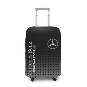 Чехол для чемодана 3D с принтом Mercedes-Benz в городе Новоалтайск, 86% полиэфир, 14% спандекс | двустороннее нанесение принта, прорези для ручек и колес | amg | mercedes | mercedes значок | mercedes лого | mercedes марка | амг | бенц | лого автомобиля | логотип мерседес | мерин | мерс | мерседес | мерседес бенз | мерседес лого | мерседес эмблема