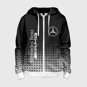 Детская толстовка 3D на молнии с принтом Mercedes-Benz в городе Новоалтайск, 100% полиэстер |  манжеты и пояс оформлены широкой мягкой резинкой, двухслойный капюшон со шнурком для регулировки, спереди карманы и застежка-молния
 | amg | mercedes | mercedes значок | mercedes лого | mercedes марка | амг | бенц | лого автомобиля | логотип мерседес | мерин | мерс | мерседес | мерседес бенз | мерседес лого | мерседес эмблема