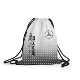 Рюкзак-мешок 3D с принтом Mercedes-Benz в городе Новоалтайск, 100% полиэстер | плотность ткани — 200 г/м2, размер — 35 х 45 см; лямки — толстые шнурки, застежка на шнуровке, без карманов и подкладки | amg | mercedes | mercedes значок | mercedes лого | mercedes марка | амг | бенц | лого автомобиля | логотип мерседес | мерин | мерс | мерседес | мерседес бенз | мерседес лого | мерседес эмблема