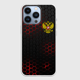 Чехол для iPhone 13 Pro с принтом РОССИЯ в городе Новоалтайск,  |  | eagle | flag | russia | герб россии | двухглавый орёл | орёл | рашка | россия | рф | триколор | флаг | флаг россии