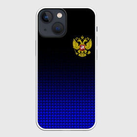 Чехол для iPhone 13 mini с принтом РОССИЯ в городе Новоалтайск,  |  | eagle | flag | russia | герб россии | двухглавый орёл | орёл | рашка | россия | рф | триколор | флаг | флаг россии