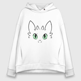 Женское худи Oversize хлопок с принтом Фурия в городе Новоалтайск, френч-терри — 70% хлопок, 30% полиэстер. Мягкий теплый начес внутри —100% хлопок | боковые карманы, эластичные манжеты и нижняя кромка, капюшон на магнитной кнопке | adventure | dragon | fantasy | friend | how to train your dragon | night fury | toothless | анимация | беззубик | викинг | дневная фурия | добро | дра | дракон | друг | дружба | икинг | как приручить дракона | мульт | мультфильм