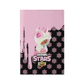 Обложка для паспорта матовая кожа с принтом Brawl stars Unicorn. в городе Новоалтайск, натуральная матовая кожа | размер 19,3 х 13,7 см; прозрачные пластиковые крепления | bibi | brawl stars | coach mike | leon | leon shark | mecha crow | mr.p | sally leon | sandy | sprout | unicorn | virus 8 bit | биби | бравл старс | вирус 8 бит | леон | оборотень | спроут | сэли леон