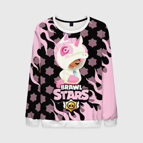 Мужской свитшот 3D с принтом Brawl stars Unicorn. в городе Новоалтайск, 100% полиэстер с мягким внутренним слоем | круглый вырез горловины, мягкая резинка на манжетах и поясе, свободная посадка по фигуре | bibi | brawl stars | coach mike | leon | leon shark | mecha crow | mr.p | sally leon | sandy | sprout | unicorn | virus 8 bit | биби | бравл старс | вирус 8 бит | леон | оборотень | спроут | сэли леон