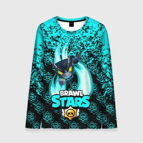 Мужской лонгслив 3D с принтом Brawl stars mecha crow. в городе Новоалтайск, 100% полиэстер | длинные рукава, круглый вырез горловины, полуприлегающий силуэт | bibi | brawl stars | coach mike | leon | leon shark | mecha crow | mr.p | sally leon | sandy | sprout | unicorn | virus 8 bit | биби | бравл старс | вирус 8 бит | леон | оборотень | спроут | сэли леон