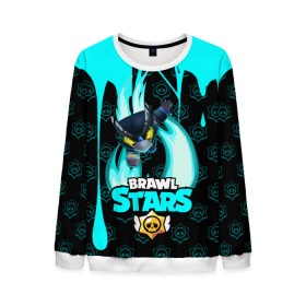 Мужской свитшот 3D с принтом Brawl stars mecha crow. в городе Новоалтайск, 100% полиэстер с мягким внутренним слоем | круглый вырез горловины, мягкая резинка на манжетах и поясе, свободная посадка по фигуре | bibi | brawl stars | coach mike | leon | leon shark | mecha crow | mr.p | sally leon | sandy | sprout | unicorn | virus 8 bit | биби | бравл старс | вирус 8 бит | леон | оборотень | спроут | сэли леон