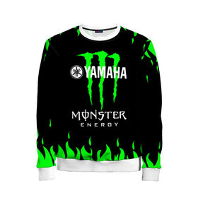 Детский свитшот 3D с принтом MONSTER ENERGY (Z) в городе Новоалтайск, 100% полиэстер | свободная посадка, прямой крой, мягкая тканевая резинка на рукавах и понизу свитшота | bike | energy | monster | monster energy | moto | motocycle | sport | sportmotorcycle | yamaha | когти | монстер энерджи | монстр | мото | спорт | энергия | ямаха