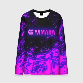 Мужской лонгслив 3D с принтом Yamaha (Z) в городе Новоалтайск, 100% полиэстер | длинные рукава, круглый вырез горловины, полуприлегающий силуэт | Тематика изображения на принте: bike | fj1200 | moto | motocycle | sportmotorcycle | yamaha | yzf 600r | вездеход | мото | мотоспорт | снегоход | ямаха