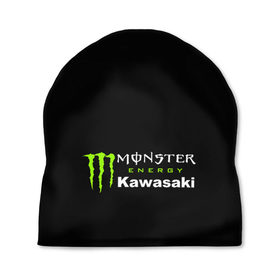 Шапка 3D с принтом MONSTER ENERGY KAWASAKI (Z) в городе Новоалтайск, 100% полиэстер | универсальный размер, печать по всей поверхности изделия | bike | energy | kawasaki | monster | monster energy | moto | motocross | ninja | sport | zzr | кавасаки | кавасаки ниндзя | монстер энерджи | монстр | мото | мотокросс | ниндзя | спорт | энергия