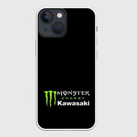 Чехол для iPhone 13 mini с принтом MONSTER ENERGY KAWASAKI | МОНСТЕР ЭНЕРДЖИ КАВАСАКИ (Z) в городе Новоалтайск,  |  | bike | energy | kawasaki | monster | monster energy | moto | motocross | ninja | sport | zzr | кавасаки | кавасаки ниндзя | монстер энерджи | монстр | мото | мотокросс | ниндзя | спорт | энергия