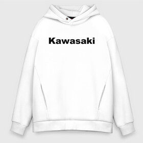 Мужское худи Oversize хлопок с принтом KAWASAKI (Z) в городе Новоалтайск, френч-терри — 70% хлопок, 30% полиэстер. Мягкий теплый начес внутри —100% хлопок | боковые карманы, эластичные манжеты и нижняя кромка, капюшон на магнитной кнопке | bike | kawasaki | moto | motocycle | ninja | sportmotorcycle | zzr | кавасаки | кавасаки ниндзя | мото | мотоспорт | ниндзя