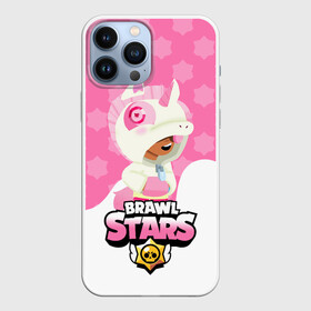 Чехол для iPhone 13 Pro Max с принтом Brawl stars Unicorn. в городе Новоалтайск,  |  | Тематика изображения на принте: bibi | brawl stars | coach mike | leon | leon shark | mecha crow | mr.p | sally leon | sandy | sprout | unicorn | virus 8 bit | биби | бравл старс | вирус 8 бит | леон | оборотень | спроут | сэли леон
