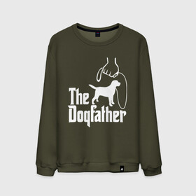 Мужской свитшот хлопок с принтом The Dogfather - пародия  в городе Новоалтайск, 100% хлопок |  | Тематика изображения на принте: godfather | крестный отец | лабрадор | ретривер | собака | собачник | хобби