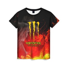 Женская футболка 3D с принтом MONSTER ENERGY в городе Новоалтайск, 100% полиэфир ( синтетическое хлопкоподобное полотно) | прямой крой, круглый вырез горловины, длина до линии бедер | energy | honda | mercedes | monster energy | porsche | racing | sport | toyota | автомобил | автомобильные | марка | машины | митсубиси | монстр | монстр энерджи | порше | спорт | тесла | тойота | хонда