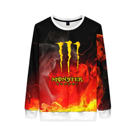 Женский свитшот 3D с принтом MONSTER ENERGY в городе Новоалтайск, 100% полиэстер с мягким внутренним слоем | круглый вырез горловины, мягкая резинка на манжетах и поясе, свободная посадка по фигуре | energy | honda | mercedes | monster energy | porsche | racing | sport | toyota | автомобил | автомобильные | марка | машины | митсубиси | монстр | монстр энерджи | порше | спорт | тесла | тойота | хонда