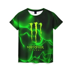 Женская футболка 3D с принтом MONSTER ENERGY в городе Новоалтайск, 100% полиэфир ( синтетическое хлопкоподобное полотно) | прямой крой, круглый вырез горловины, длина до линии бедер | energy | honda | mercedes | monster energy | porsche | racing | sport | toyota | автомобил | автомобильные | марка | машины | митсубиси | монстр | монстр энерджи | порше | спорт | тесла | тойота | хонда