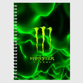 Тетрадь с принтом MONSTER ENERGY в городе Новоалтайск, 100% бумага | 48 листов, плотность листов — 60 г/м2, плотность картонной обложки — 250 г/м2. Листы скреплены сбоку удобной пружинной спиралью. Уголки страниц и обложки скругленные. Цвет линий — светло-серый
 | energy | honda | mercedes | monster energy | porsche | racing | sport | toyota | автомобил | автомобильные | марка | машины | митсубиси | монстр | монстр энерджи | порше | спорт | тесла | тойота | хонда