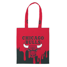 Шоппер 3D с принтом Chicago Bulls. в городе Новоалтайск, 100% полиэстер | Плотность: 200 г/м2; Размер: 34×35 см; Высота лямок: 30 см | 23 | air jordan | bulls | chicago bulls | jordan | michael jordan | nba | paris saint germain | psg | red | sport | быки | джордан | майкл джордан | псж | спорт | чикаго буллс
