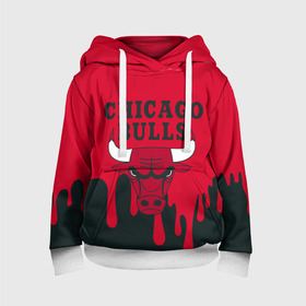 Детская толстовка 3D с принтом Chicago Bulls. в городе Новоалтайск, 100% полиэстер | двухслойный капюшон со шнурком для регулировки, мягкие манжеты на рукавах и по низу толстовки, спереди карман-кенгуру с мягким внутренним слоем | 23 | air jordan | bulls | chicago bulls | jordan | michael jordan | nba | paris saint germain | psg | red | sport | быки | джордан | майкл джордан | псж | спорт | чикаго буллс