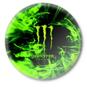Значок с принтом MONSTER ENERGY в городе Новоалтайск,  металл | круглая форма, металлическая застежка в виде булавки | energy | honda | mercedes | monster energy | porsche | racing | sport | toyota | автомобил | автомобильные | марка | машины | митсубиси | монстр | монстр энерджи | порше | спорт | тесла | тойота | хонда