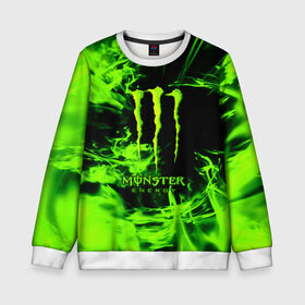 Детский свитшот 3D с принтом MONSTER ENERGY в городе Новоалтайск, 100% полиэстер | свободная посадка, прямой крой, мягкая тканевая резинка на рукавах и понизу свитшота | Тематика изображения на принте: energy | honda | mercedes | monster energy | porsche | racing | sport | toyota | автомобил | автомобильные | марка | машины | митсубиси | монстр | монстр энерджи | порше | спорт | тесла | тойота | хонда