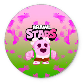 Коврик для мышки круглый с принтом Sakura Spike Brawl Stars в городе Новоалтайск, резина и полиэстер | круглая форма, изображение наносится на всю лицевую часть | brawl | brawl stars | sakura spike | spike | бравл | бравл кактус | бравл старс | кактус | сакура спайк | спайк | спайк бравл старс