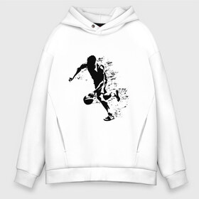 Мужское худи Oversize хлопок с принтом MICHAEL JORDAN (Z) в городе Новоалтайск, френч-терри — 70% хлопок, 30% полиэстер. Мягкий теплый начес внутри —100% хлопок | боковые карманы, эластичные манжеты и нижняя кромка, капюшон на магнитной кнопке | Тематика изображения на принте: 23 | bulls | chicago bulls | jordan | logo | michael jordan | nba | paris saint germain | psg | red | sport | быки | джордан | лого | майкл джордан | псж | спорт | чикаго буллс