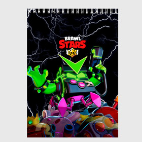 Скетчбук с принтом Brawl Stars Virus 8-Bit в городе Новоалтайск, 100% бумага
 | 48 листов, плотность листов — 100 г/м2, плотность картонной обложки — 250 г/м2. Листы скреплены сверху удобной пружинной спиралью | Тематика изображения на принте: 8 bit | 8 bit brawl | brawl stars virus 8 bit | virus | virus 8 bit | бравл старс вирус | бравл старс вирус 8 бит | вирус 8 бит | восемь бит