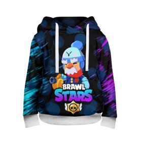 Детская толстовка 3D с принтом BRAWL STARS GALE. в городе Новоалтайск, 100% полиэстер | двухслойный капюшон со шнурком для регулировки, мягкие манжеты на рукавах и по низу толстовки, спереди карман-кенгуру с мягким внутренним слоем | 8 bit | brawl stars | crow | gale | leon | leon shark | max | mecha | mecha crow | mr.p | sally leon | shark | tara | virus 8 bit | werewolf leon | акула | берли | бравл старс | ворон | макс | оборотень