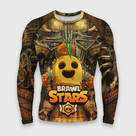 Мужской рашгард 3D с принтом Brawl Stars Robot Spike в городе Новоалтайск,  |  | brawl stars | brawl stars spike robot | spike | spike robot | бравл кактус | бравл спайк | бравл старс | кактус | робоспайк | спайк | спайк бравл старс