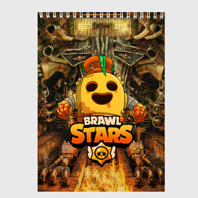 Скетчбук с принтом Brawl Stars Robot Spike в городе Новоалтайск, 100% бумага
 | 48 листов, плотность листов — 100 г/м2, плотность картонной обложки — 250 г/м2. Листы скреплены сверху удобной пружинной спиралью | brawl stars | brawl stars spike robot | spike | spike robot | бравл кактус | бравл спайк | бравл старс | кактус | робоспайк | спайк | спайк бравл старс