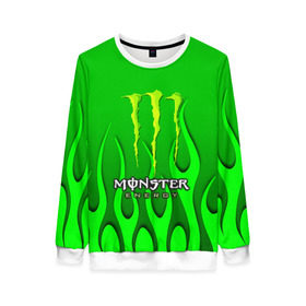 Женский свитшот 3D с принтом MONSTER ENERGY в городе Новоалтайск, 100% полиэстер с мягким внутренним слоем | круглый вырез горловины, мягкая резинка на манжетах и поясе, свободная посадка по фигуре | energy | honda | mercedes | monster energy | porsche | racing | sport | toyota | автомобил | автомобильные | марка | машины | митсубиси | монстр | монстр энерджи | порше | спорт | тесла | тойота | хонда